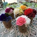 選べる6カラー・ミニカップアレンジ　プリザーブドフラワー