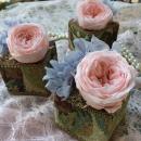 【SALE】ゴブランボックスアレンジ　プリザーブドフラワー