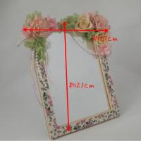 【パステルフラワーミラー】母の日ギフト  誕生日 新築祝い 結婚祝い プレゼント