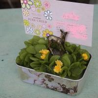 【SALE】森の動物カードスタンド・バンビ