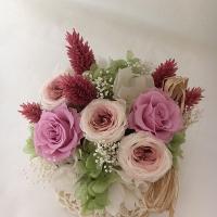 Jaldin～ジャルダン～　クリアケース入り　プリザーブドフラワーアレンジ