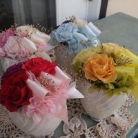 Mermaid～マーメイド～　プリザーブドフラワーBOX付アレンジ　=クール=