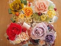 カラー選べるセミオーダープリザーブドフラワーアレンジ