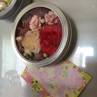 マグネットスパイスケース　プリザーブドフラワーアレンジ